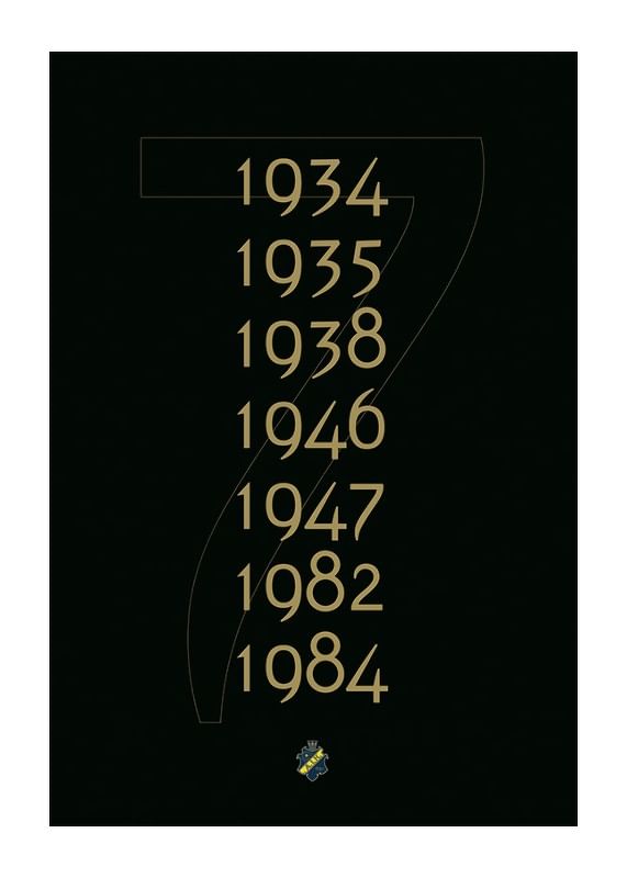 Poster AIK Hockey Guldåren Svart