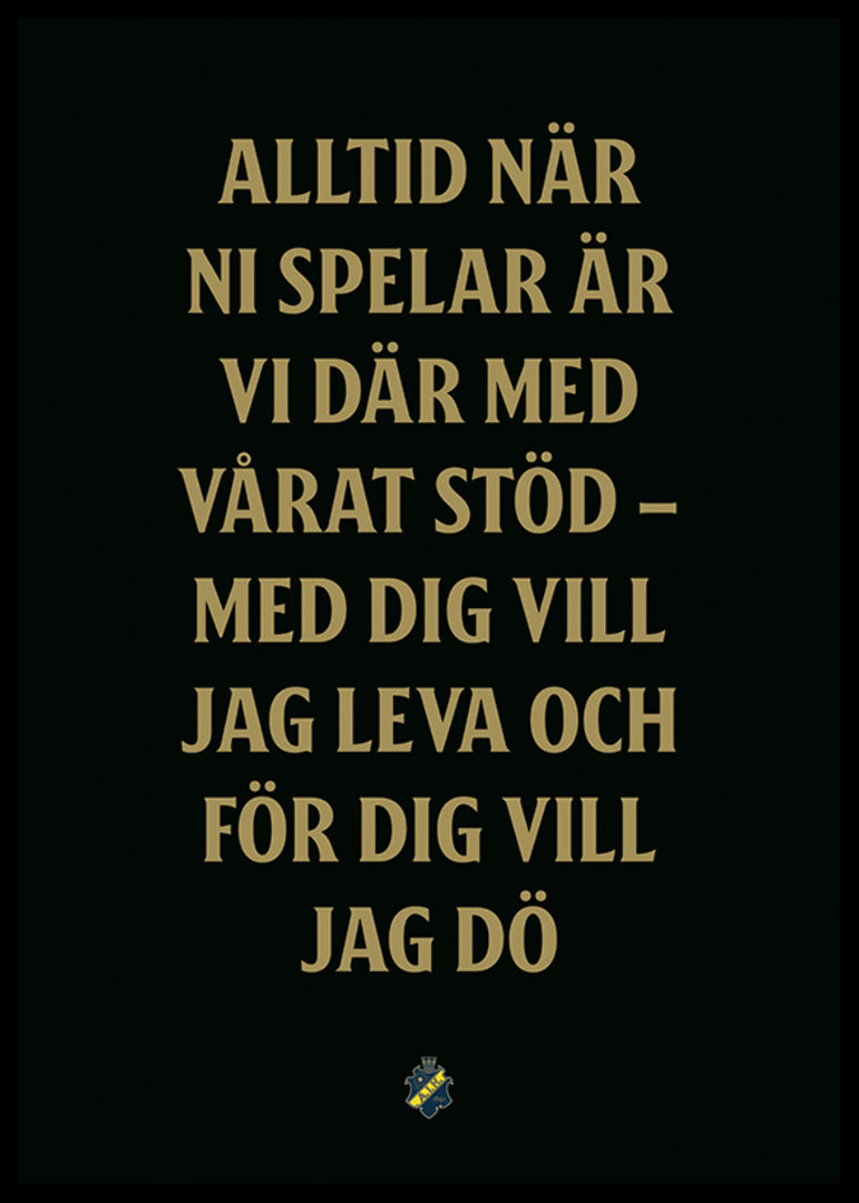 AIK Hockey För Dig Vill Jag Dö-12