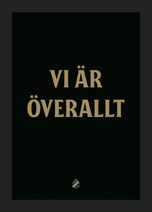 Poster AIK Hockey Vi Är Överallt