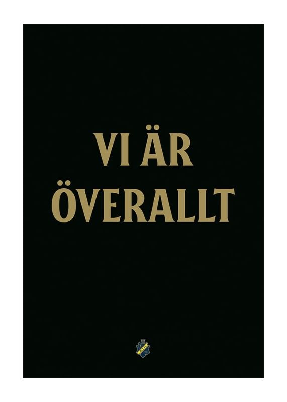 Poster AIK Hockey Vi Är Överallt