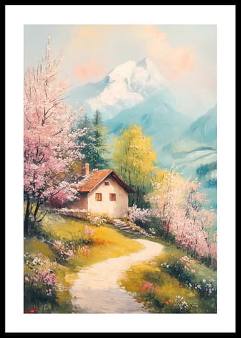 Poster A Cottage In Bloom