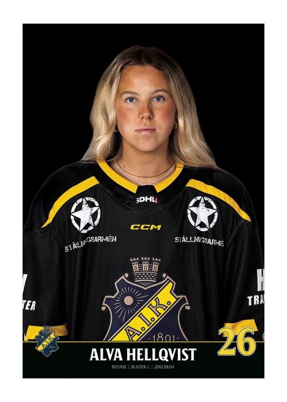 Poster Alva Hellqvist #96 AIK Hockey 2023/2024
