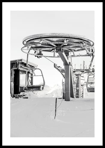 Poster Classic Ski Lift