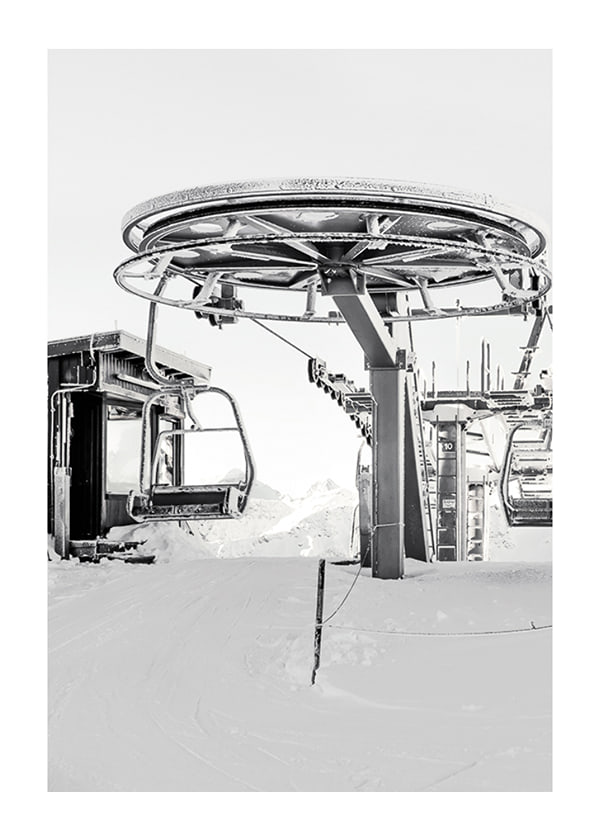 Plakāts Classic Ski Lift