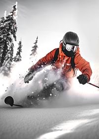 Skier Off Pist-3