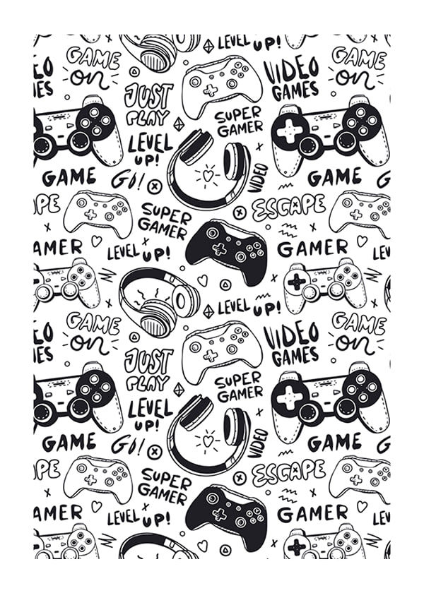 Póster Gamer Level Up