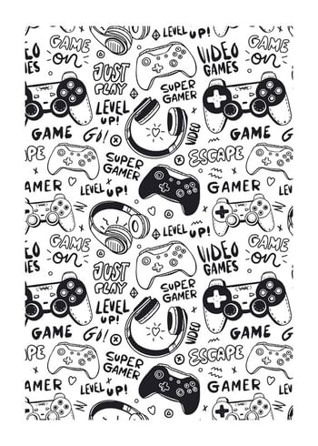 Plakat Gamer Level Up