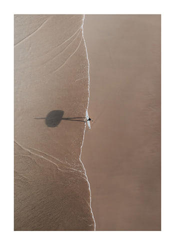 Poster Surfer Drone View