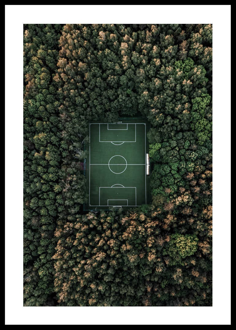 Flygfoto över fotbollsplan omgiven av tät grön skog-12