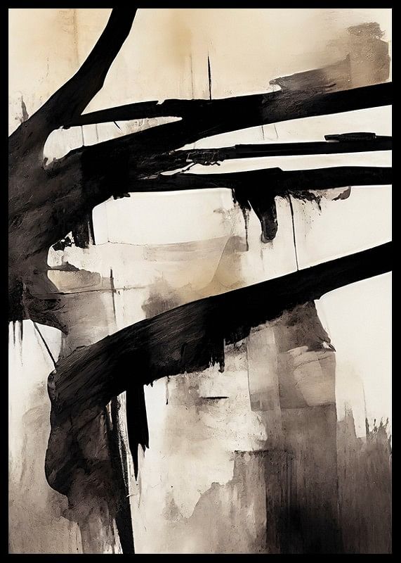 Abstract Flowing Paint No2-12
