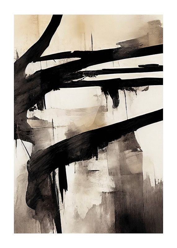 Abstract Flowing Paint No2-12