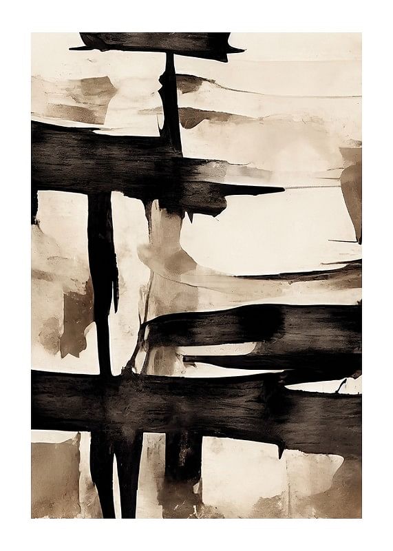 Abstract Flowing Paint No1-12
