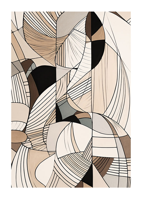 Plakāts Abstract Botanical Pattern
