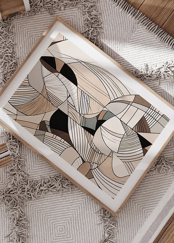 Plakāts Abstract Botanical Pattern crossfade