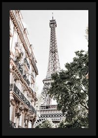 Low angle photography of the Eiffel Tower with greenery-4
