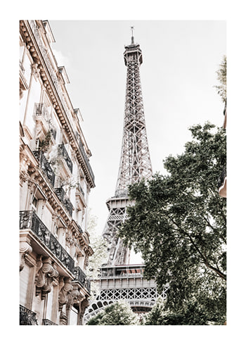 Poster Eiffel Tower Low Angle