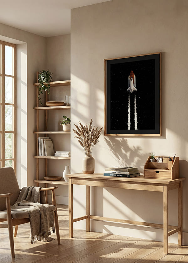 Poster Spaceship Launch crossfade