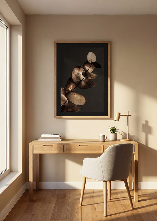 Poster Eucalyptus Gold & Brown crossfade