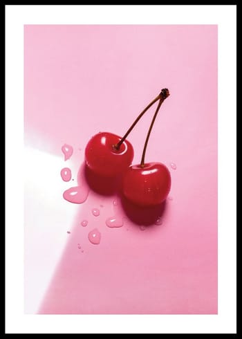 Plakat Cocktail Berries In Pink