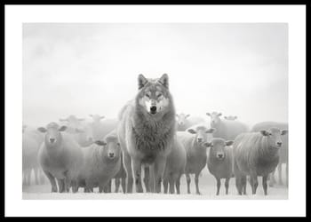 Plakāts Wolf Among Sheep