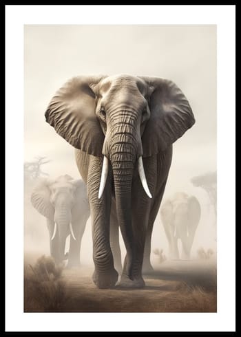Poster Elephant Matriarch