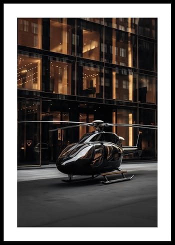Poster Helicopter Street View No2