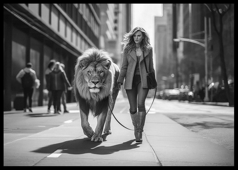 Lion On A Leash-12