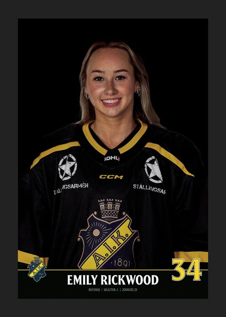 Emily Rickwood #34  AIK Hockey 2023/2024-12