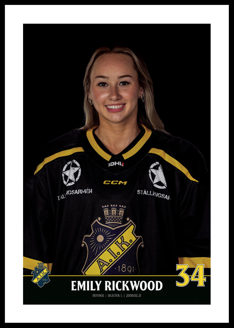Emily Rickwood #34  AIK Hockey 2023/2024-12