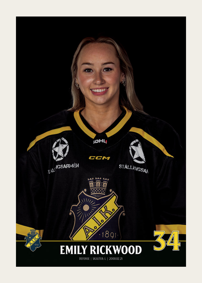 Emily Rickwood #34  AIK Hockey 2023/2024-12