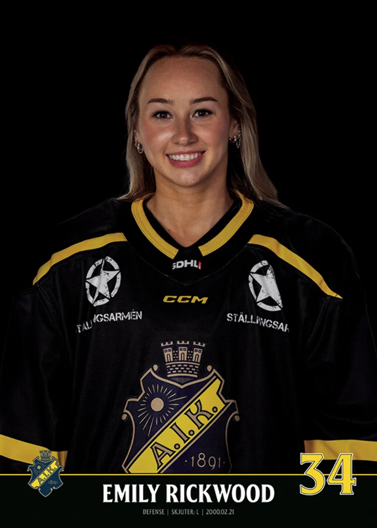 Emily Rickwood #34  AIK Hockey 2023/2024-12