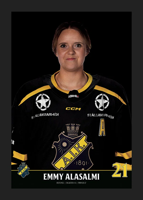 Poster Emmy Alasalmi #21 AIK Hockey 2023/2024