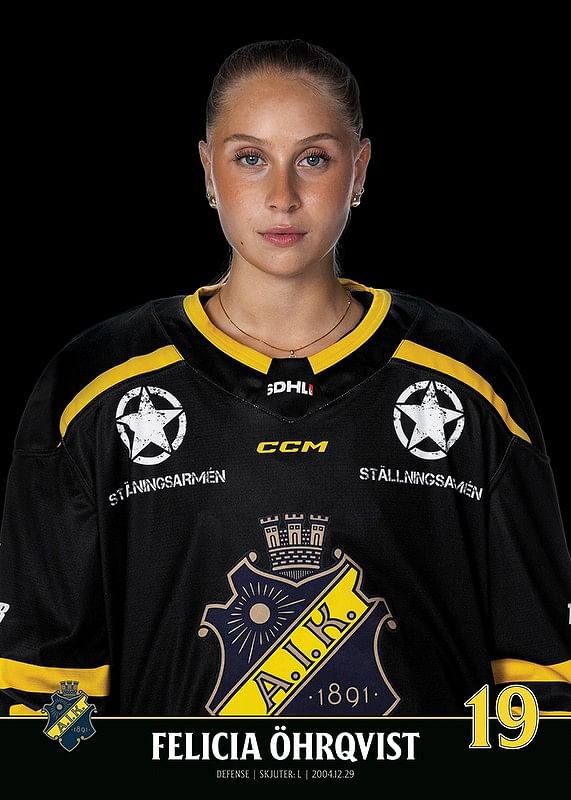 Felicia Öhrqvist #19 AIK Hockey 2023/2024-12