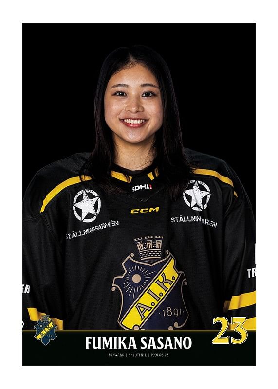 Poster Fumika Sasano #23 AIK Hockey 2023/2024