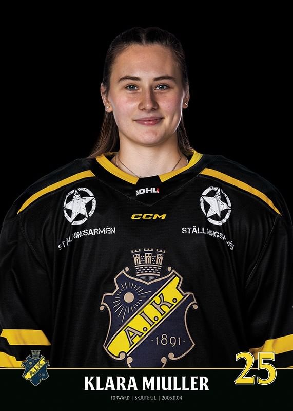 Klara Miuller #25 AIK Hockey 2023/2024-12