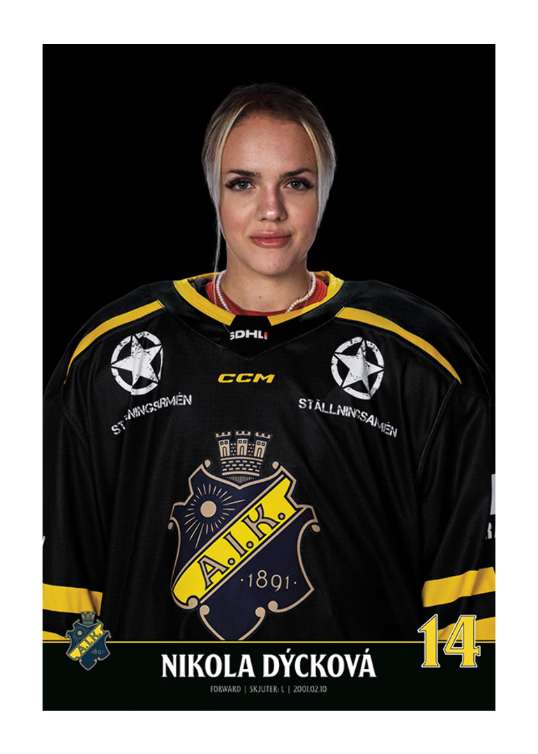 Nikola Dýcková #14 AIK Hockey 2023/2024-12