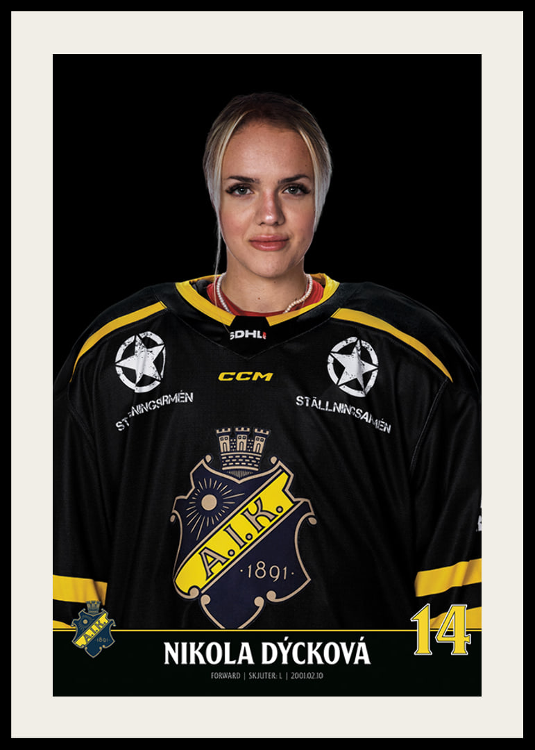 Nikola Dýcková #14 AIK Hockey 2023/2024-12