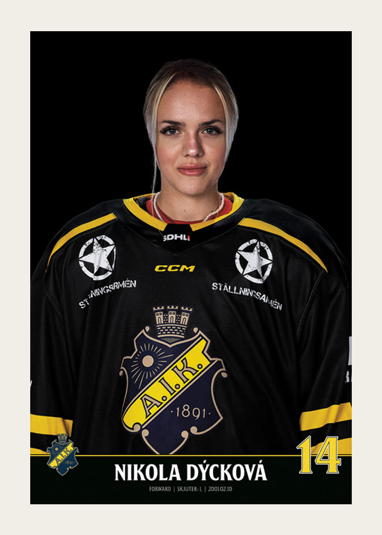 Nikola Dýcková #14 AIK Hockey 2023/2024-12