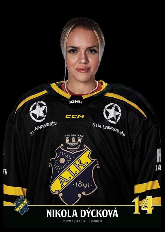 Nikola Dýcková #14 AIK Hockey 2023/2024-12