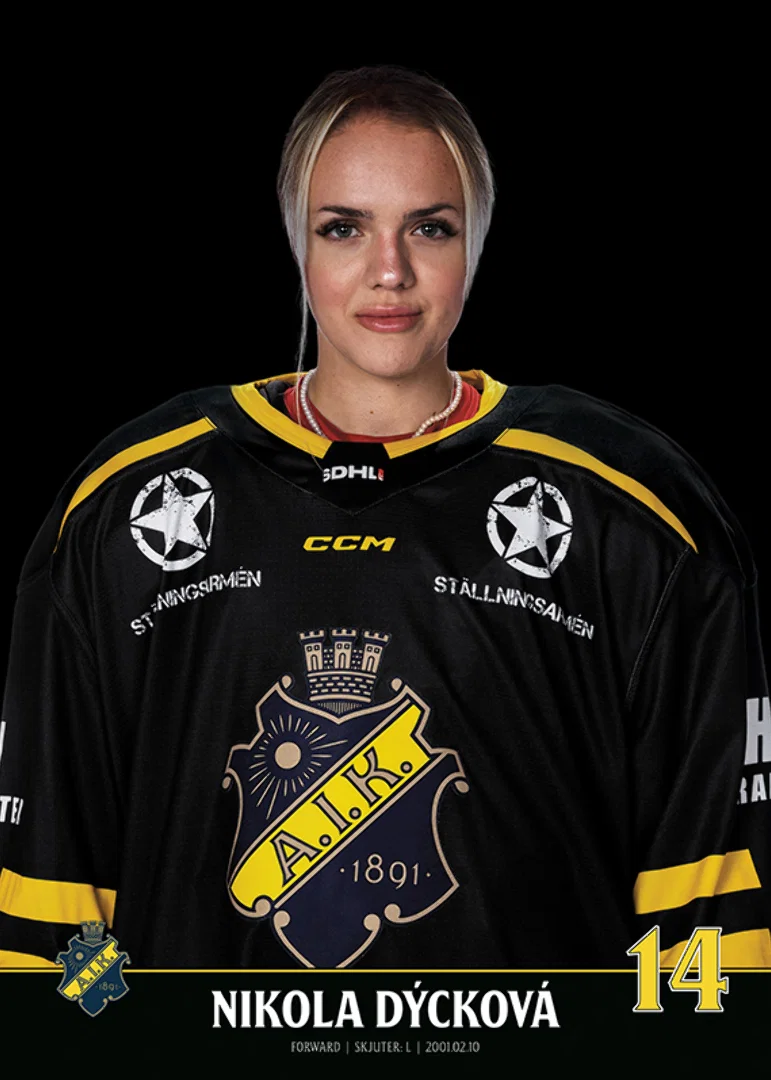 Nikola Dýcková #14 AIK Hockey 2023/2024-12