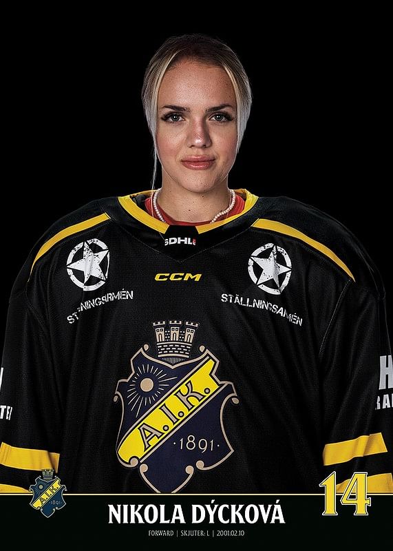 Nikola Dýcková #14 AIK Hockey 2023/2024-12