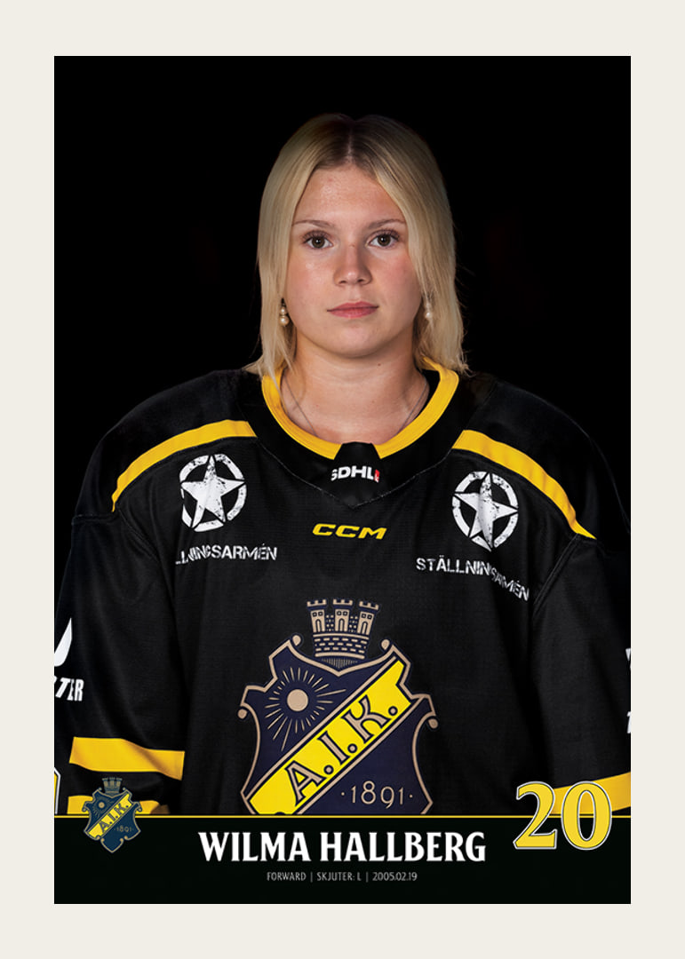 Wilma Hallberg #20 AIK Hockey 2023/2024-12