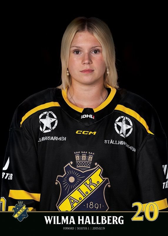 Wilma Hallberg #20 AIK Hockey 2023/2024-12