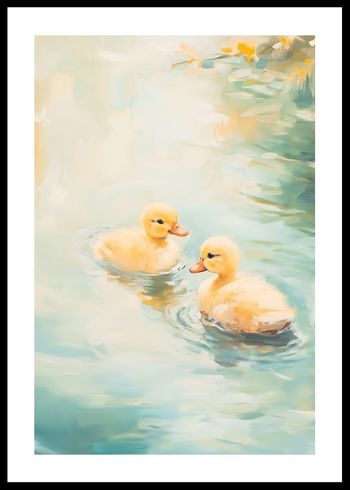 Plakat A Gentle Float In Spring Waters