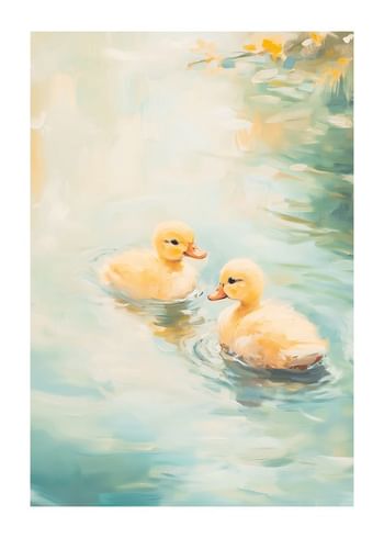 Plakat A Gentle Float In Spring Waters