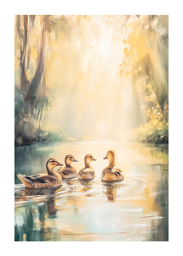 Plakāts Golden Morning Glide