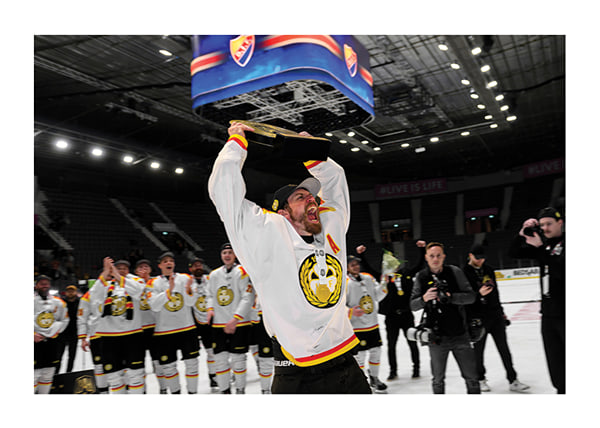 Poster Anton Rödin jublar Brynäs IF