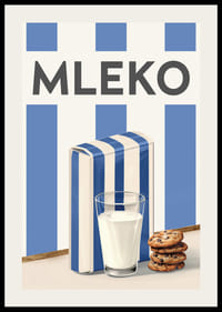 Mleko Niebieski Plakat-2