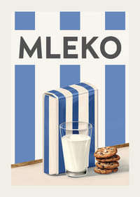 Mleko Niebieski Plakat-3