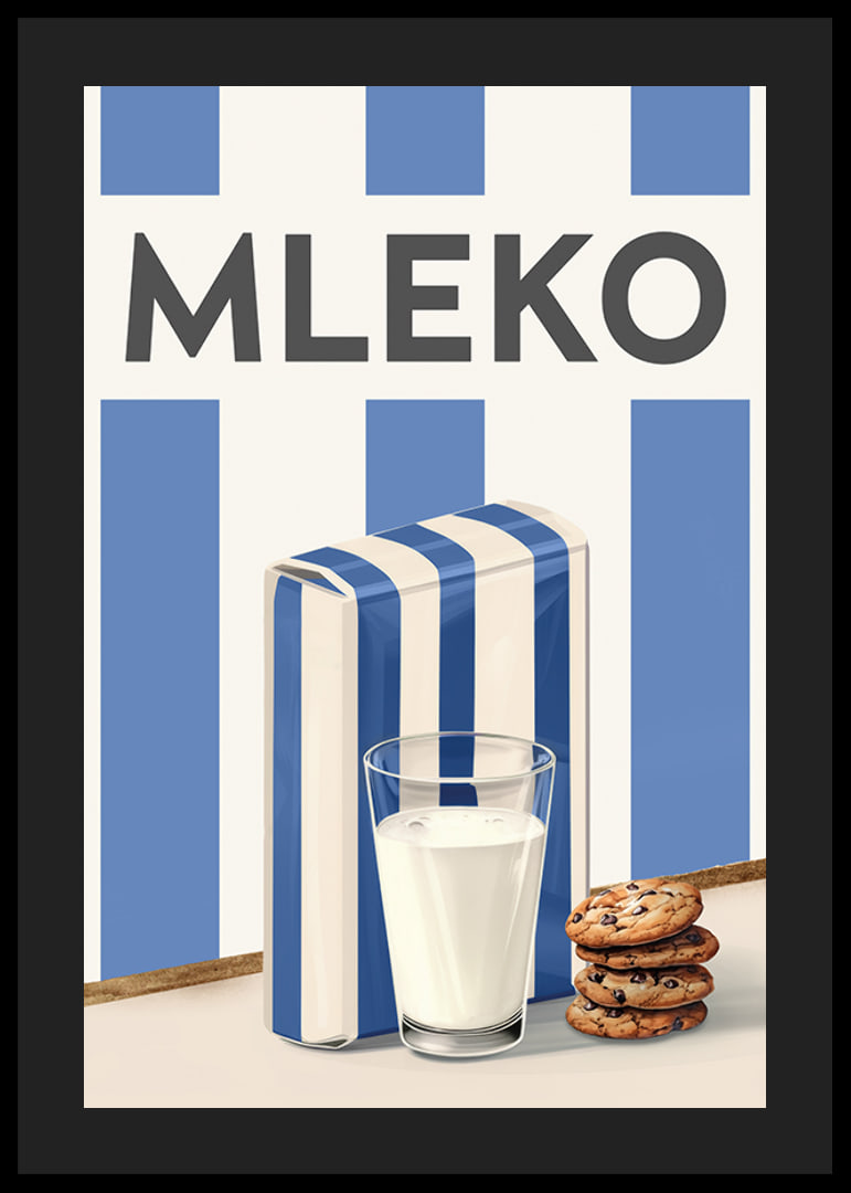 Mleko Niebieski Plakat-12
